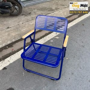 Ghế sắt CNC cafe gấp gọn sơn tĩnh điện