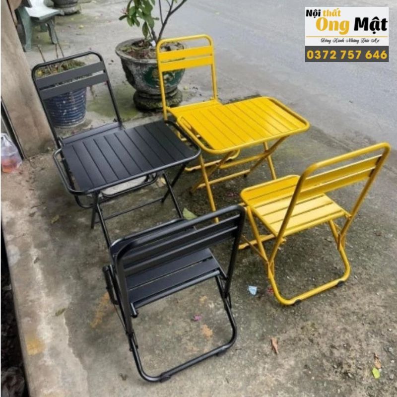 Bàn cafe mini xếp gọn đa năng