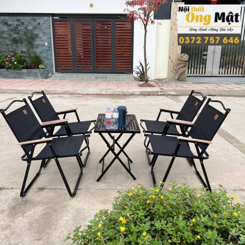 ghế camping cafe gấp gọn tiện lợi cho mọi nhu cầu