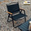 Ghế camping cafe gấp gọn màu đen sang trọng
