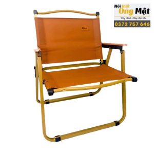 Ghế camping cafe gấp gọn màu nâu
