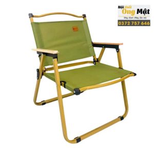 Ghế camping cafe gấp gọn màu xanh lá