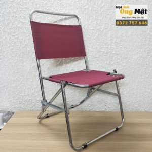 Ghế inox xếp gọn vải dù bền