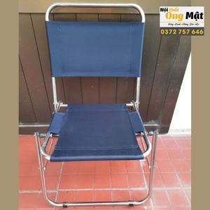 Ghế inox gấp vải dù đơn giản