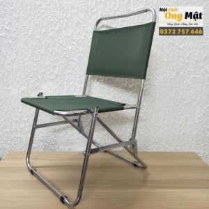 Ghế xếp inox vải dù nhỏ gọn