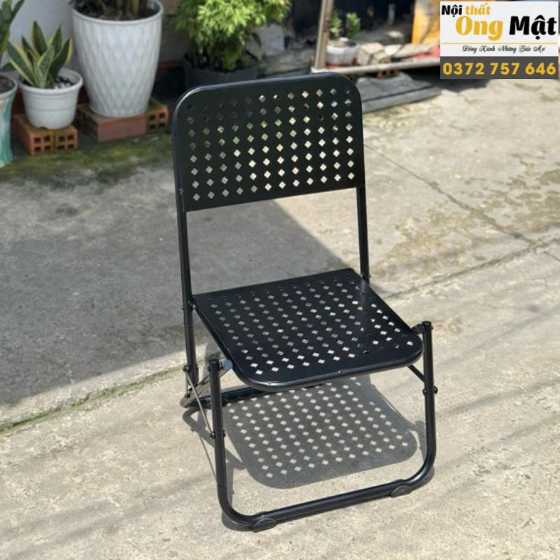Ghế xếp kim cương chắc chắn, êm ái