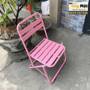 Ghế xếp lá sắt thoải mái, bền bỉ