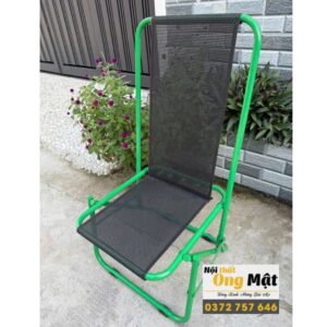 Ghế xếp gấp lưng cao phù hợp không gian gia đình