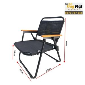 kích thước ghế camping khung tròn