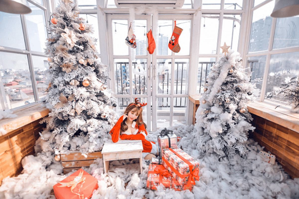 Tạo góc check-in Noel