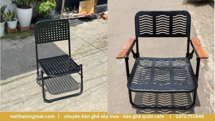 ghế cafe gấp gọn bền đẹp giá rẻ bền bỉ và dễ vệ sinh