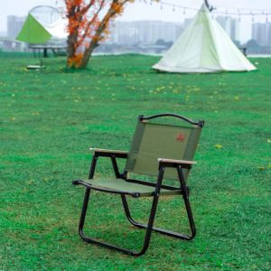 ghế xếp camping xanh rêu 02