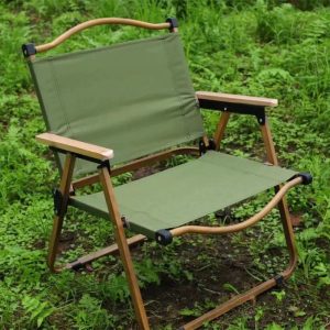 ghế xếp camping xanh rêu 05