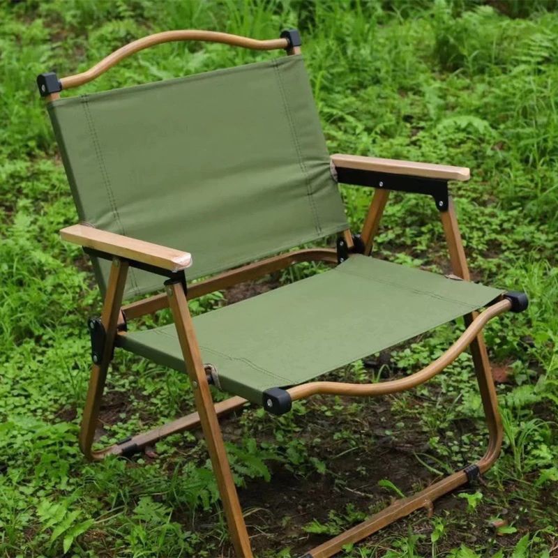 ghế xếp camping xanh rêu 05