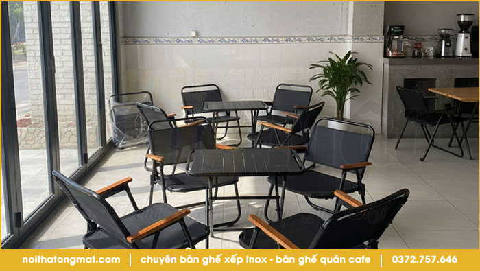 Bàn ghế mini cho quán cafe